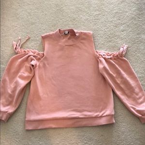 Comfy and cute salmon sweatshirt